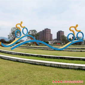 玻璃鋼賽車雕塑