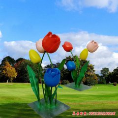 玻璃鋼雕塑花朵