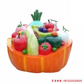 卡通玻璃鋼雕塑仿真水果蔬菜
