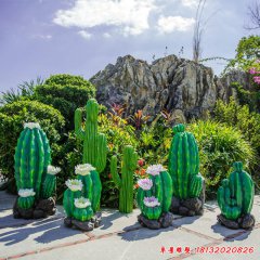 玻璃鋼仿真植物雕塑