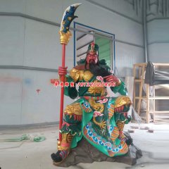 玻璃鋼雕塑關公