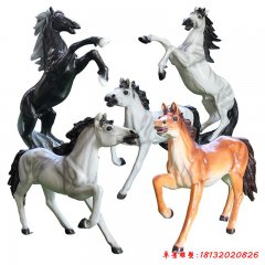 動物馬玻璃鋼雕塑