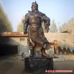 關(guān)公銅雕寺廟