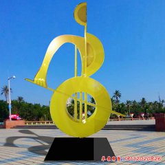 不銹鋼抽象人物雕塑