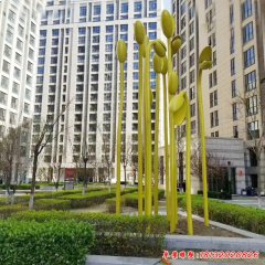 校園旗桿不銹鋼雕塑