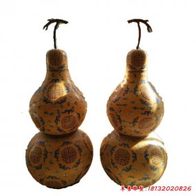 鑄銅雕塑的葫蘆