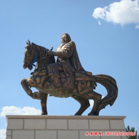 成吉思漢銅雕塑
